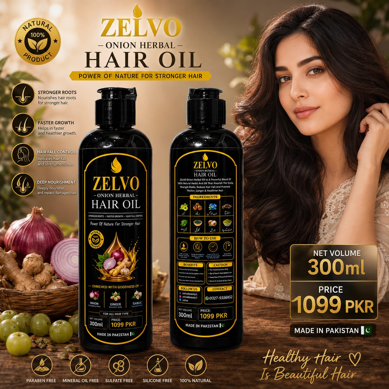 Zelvo Herbal Hair oil