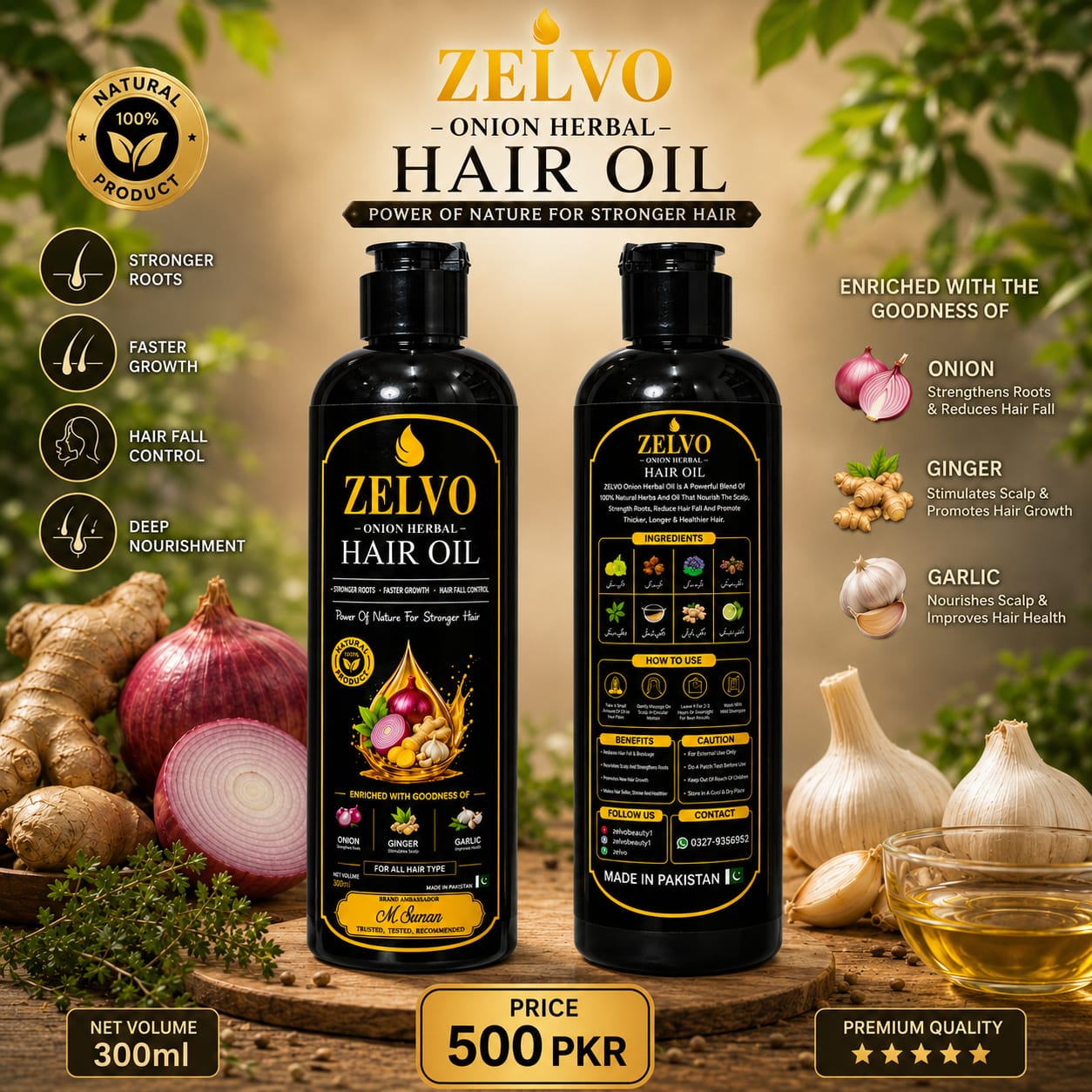 Zelvo Herbal Hair oil