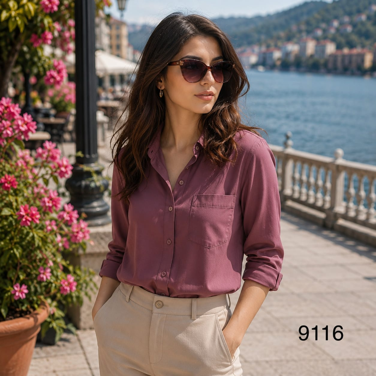 Sunglasses 9116 – Fashion Cat-Eye Collection