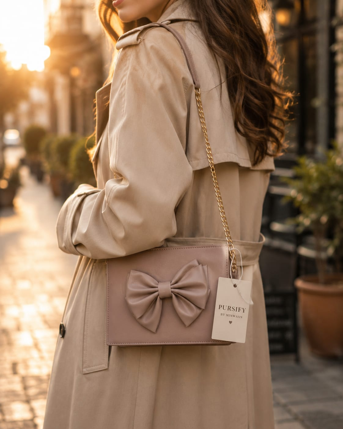 Twirl Bow Crossbody