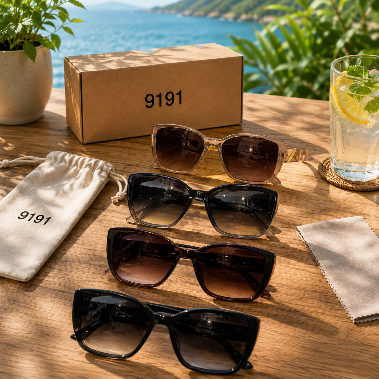 Sunglasses 9191 – Fashion Cat-Eye Collection